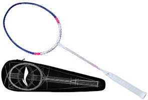 Li-Ning TurboCharging 7i Badminton Racket Lightweight Durable Attack 675mm Blue/Pink AYPQ126-1000 Li-Ning TurboCharging 7i Badminton Racket Lightweight Durable Attack 675mm Blue/Pink AYPQ126-1000