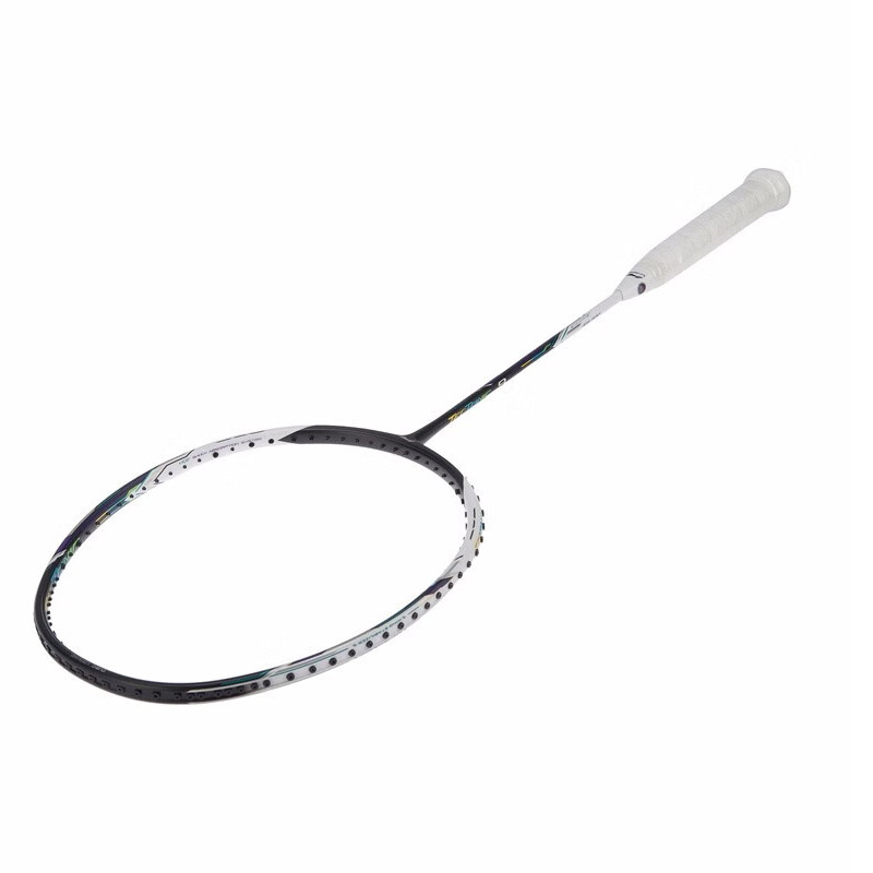 Sizing Li-Ning Turbocharging 9 Full Carbon Badminton Racket Advanced Offensive Black White AYPR132-1