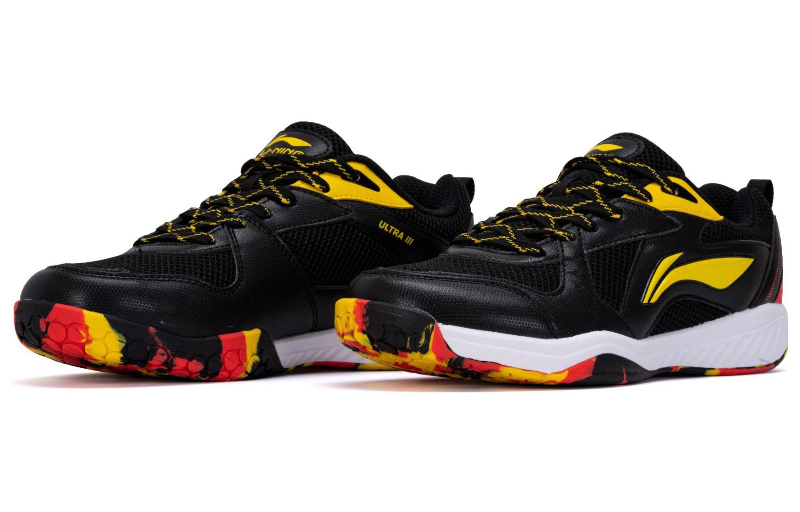 Lookbook Li-Ning Ultra 3 'Negro Amarillo Rojo' AYTS069-2