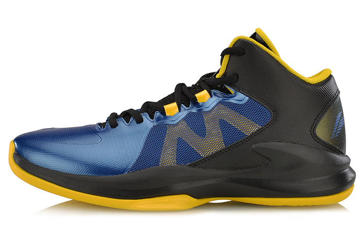 Li-Ning Ultra Light Basketball Shoes 'Blue Black Yellow' ABPM003-1