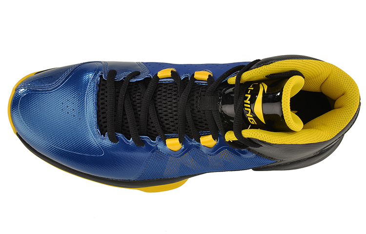 Lookbook Li-Ning Ultra Light Basketballschuhe ''Blau Schwarz Gelb'' ABPM003-1