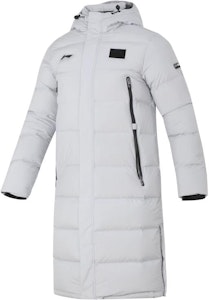 Li-Ning Unisex Jaket Bulutangkis Series Overcoat - Coin Gray Down. AYMT123-3 Order Li-Ning Unisex Jaket Bulutangkis Series Overcoat - Coin Gray Down. AYMT123-3