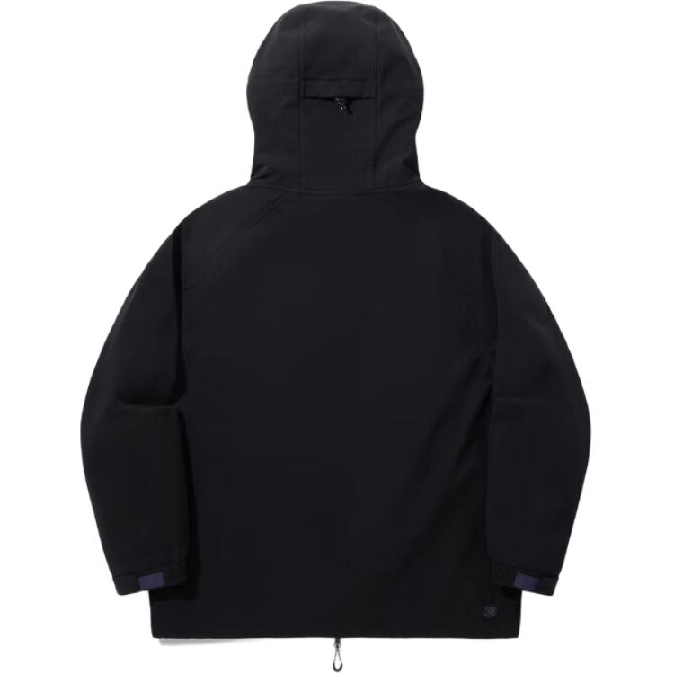 Li-Ning Unisex Black Fleece-Lined Zip Hoodie Jacket - Loose Fit, Warm & Stylish AFDUC19-1 圖 3