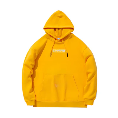 Li-Ning Unisex Casual Pullover Sweatshirt - Oil Yellow AWDP714-9