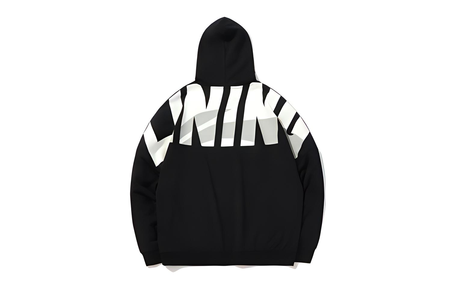 Li-Ning Unisex Casual Sports Drawstring Hoodie Black AWDQ362-1