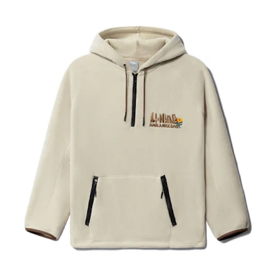 Li-Ning Unisex Fleece Pullover Hoodie Coastal Gray - Sports Fashion Series AWBR015-1