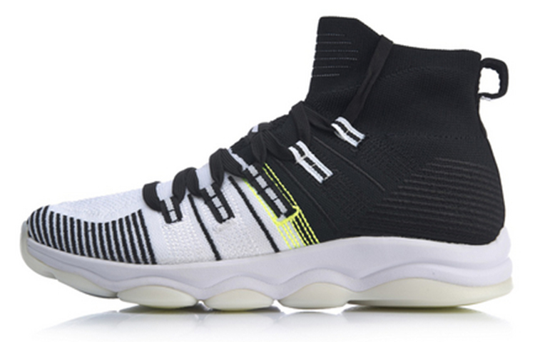 Li-Ning Unisex High-Top Training Shoes Black/White AFJP027-2