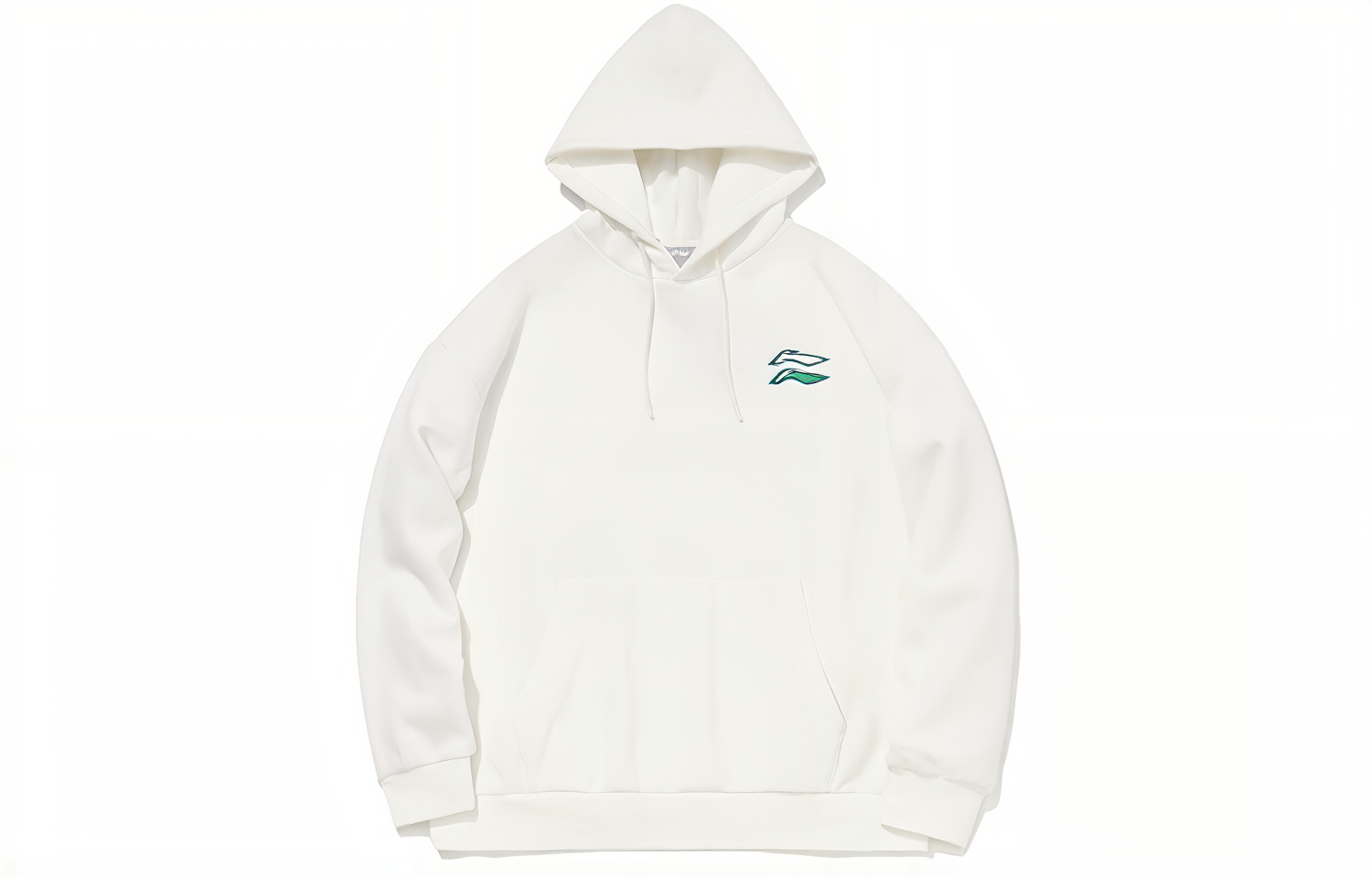 Li-Ning Unisex Logo Print Hoodie White - Winter Fashion Series AWDTC13-2