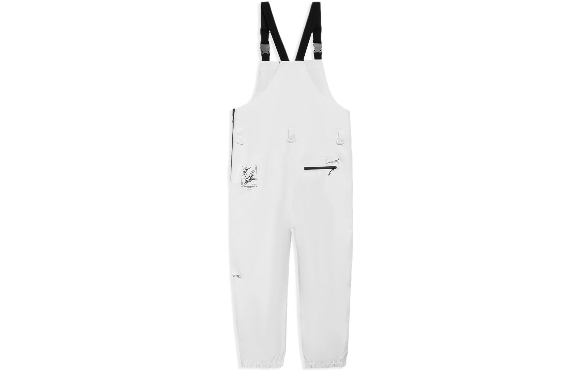 Lookbook 李寧男女寬鬆滑雪休閒長褲潮流款式 AHXR050-3