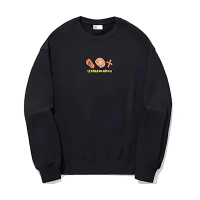 Li-Ning Unisex Loose Fit Pullover Sweatshirt Black AWDT705-1