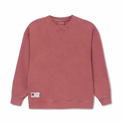 Li-Ning Unisex Pullover Sweatshirt in Vermilion Red - Casual Sportswear Series AWDS065-3