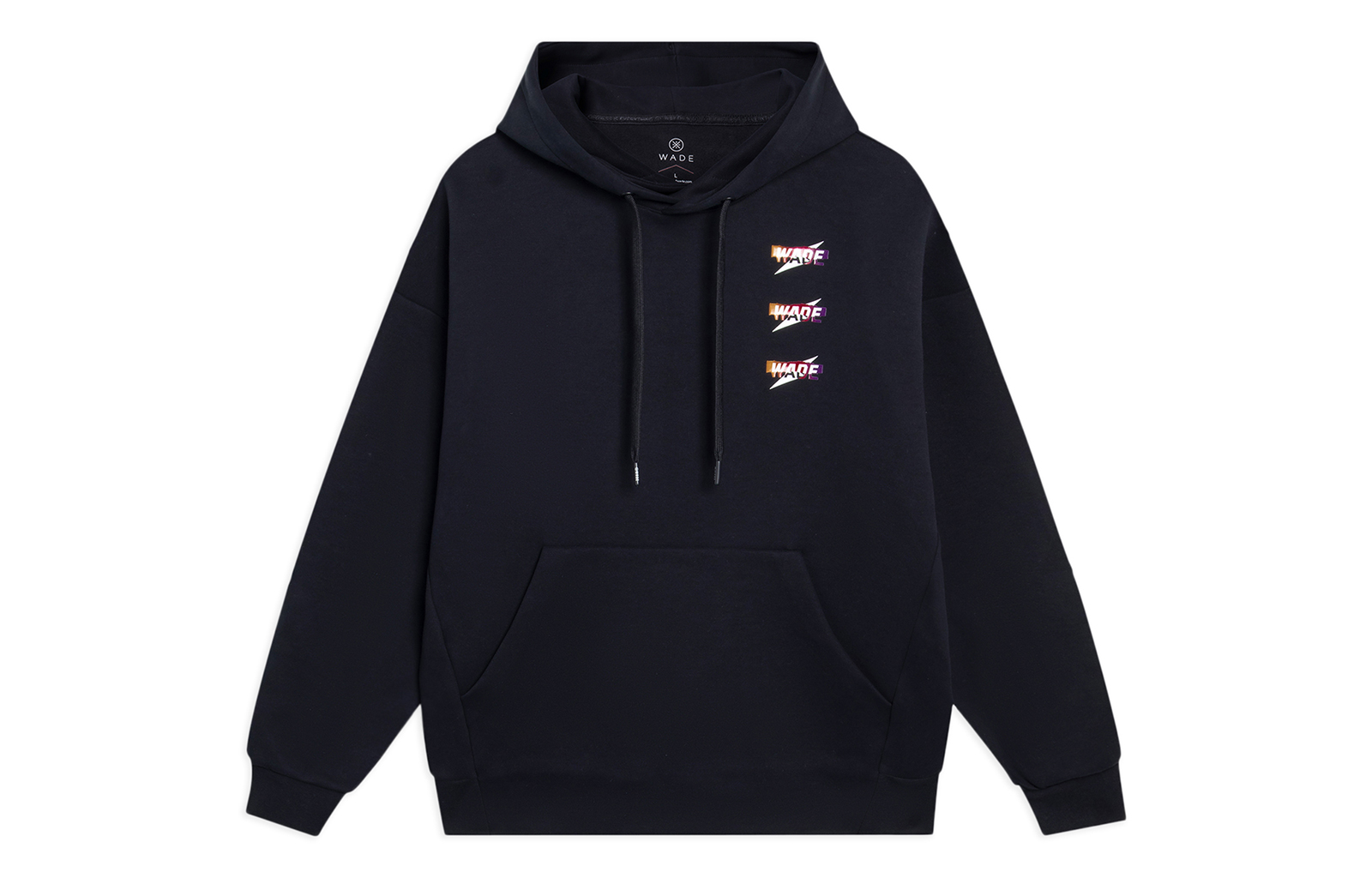 Li-Ning Unisex Solid Color Drawstring Hoodie Black AWDT149-1