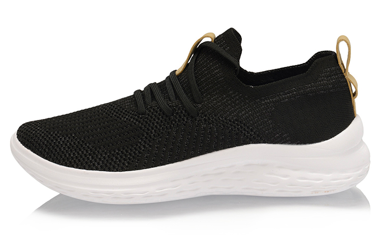 Li-Ning Urban Knit Low Top Running 'Black White' AGGP017-1