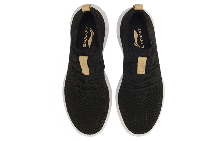 Shop Li-Ning Urban Knit Lage Sneakers Hardlopen ''Zwart Wit'' AGGP017-1