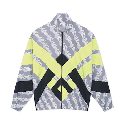Li-Ning Urban Nomad Jacket Black Fluorescent Green Acid, Colorblock Design AFDSB75-1