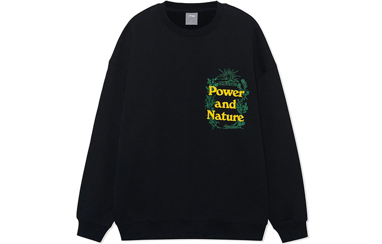 Li-Ning Urban Outdoor Reflective Pullover Hoodie Unisex Black AWDRF29-3