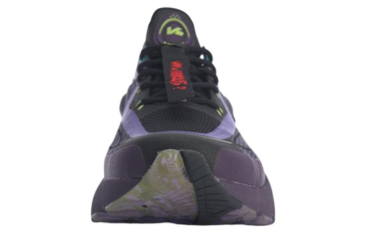 Lookbook 中國李寧 V8 1.5 防滑耐磨 低筒 跑步鞋 男款 紫黑