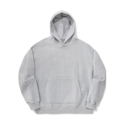 Li-Ning Vital Oversized Pullover Hoodie Unisex Solid Color - Light Gray AWDTE71-2