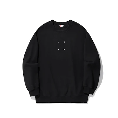 Li-Ning Vital Series Unisex Black Pullover Crewneck Sweatshirt AWDU329-3