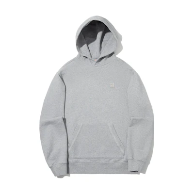 Li-Ning Vital Series Unisex Loose Fit Pullover Hoodie Light Gray AWDUB33-4