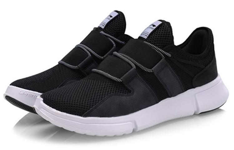 Lookbook Li-Ning Vulc Lite 'Hitam Putih' Sepatu Sneakers AGBP019-3