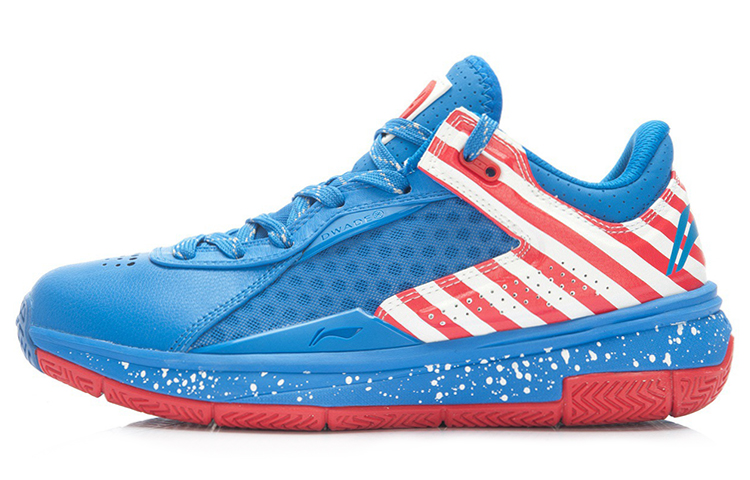 Li-Ning Wade 808 Low 'Blue Red' ABAK021-2