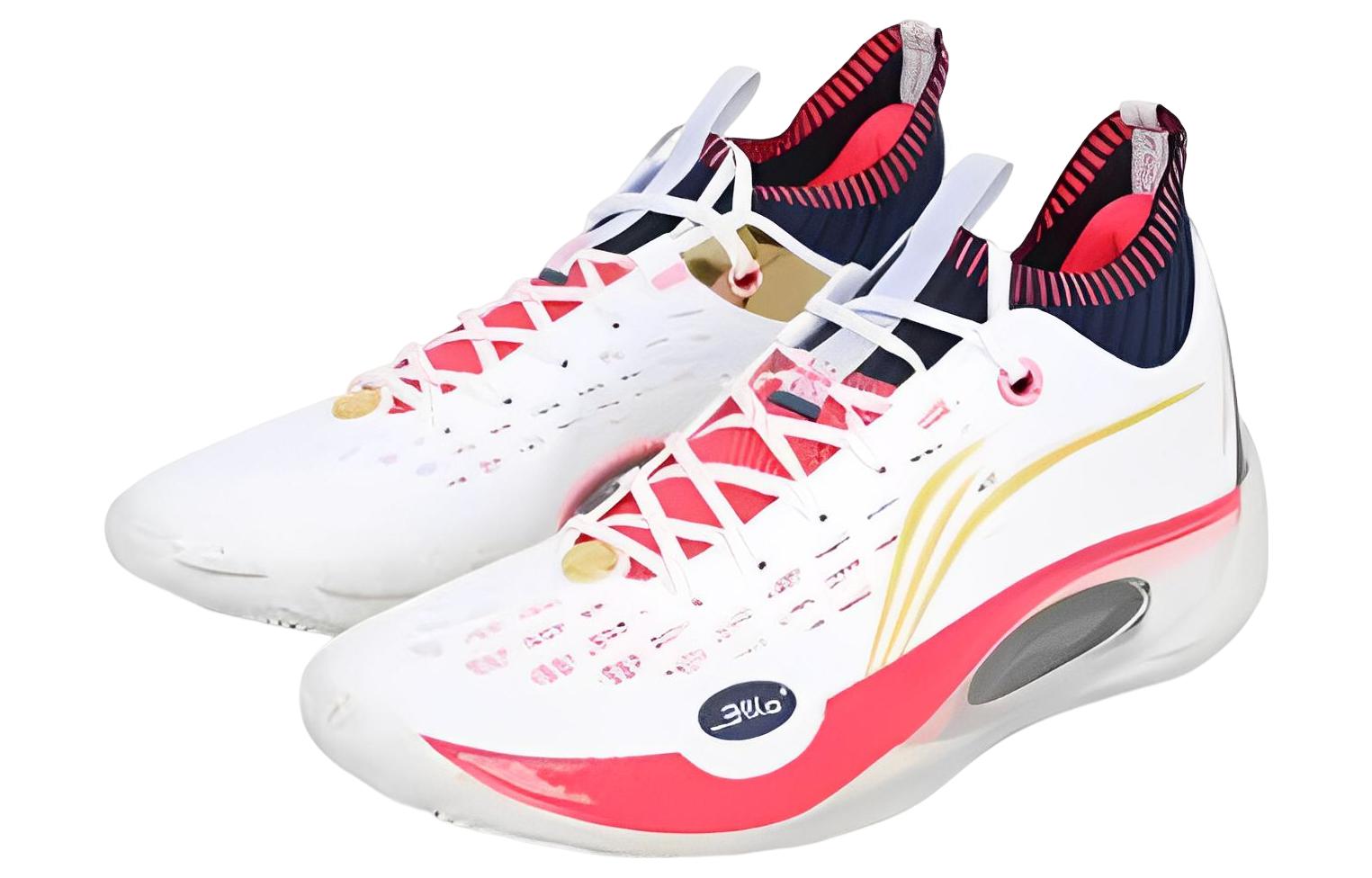 Lookbook Li-Ning Wade 808 Ultra 'Blanco Naranja Rojo' ABAS113-6