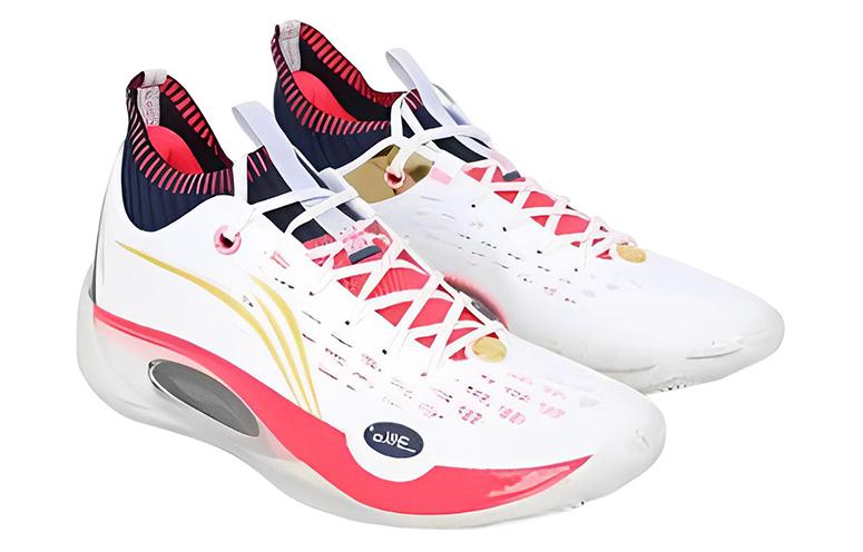 Shop Li-Ning Wade 808 Ultra 'Blanco Naranja Rojo' ABAS113-6