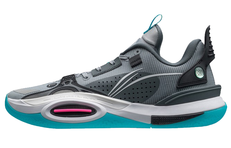 Buy LiNing李寧 全城10 V1 無眠 PE版 回彈減震 中幫 實戰籃球鞋 男款 灰色