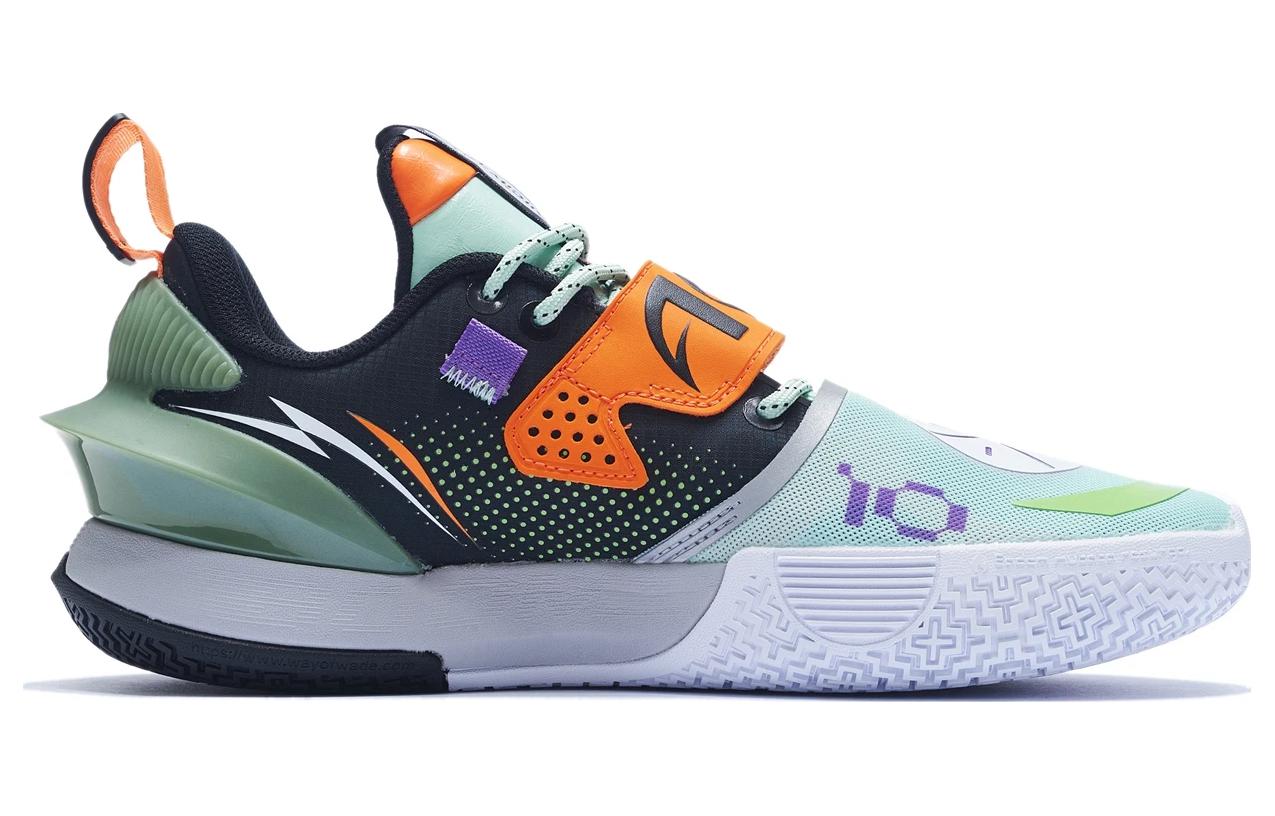 Lookbook LiNing李寧 全城10 V2 減震輕便回彈 低筒 實戰籃球鞋 綠黑色