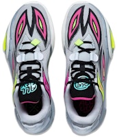 LiNing李寧 全城11 V2 潮流舒適 耐磨防滑 低筒 籃球鞋 男款 灰藍粉 Lookbook LiNing李寧 全城11 V2 潮流舒適 耐磨防滑 低筒 籃球鞋 男款 灰藍粉