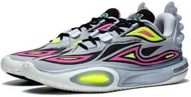 LiNing李寧 全城11 V2 潮流舒適 耐磨防滑 低筒 籃球鞋 男款 灰藍粉 Shop LiNing李寧 全城11 V2 潮流舒適 耐磨防滑 低筒 籃球鞋 男款 灰藍粉