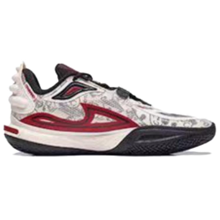 Shop Li-Ning Wade All City 11 V2 'Beige Negro Rojo' ABPT051-1
