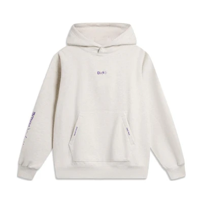 Li-Ning Wade Christmas Hoodie Loose Fit Fleece - Gray AWDU651-4