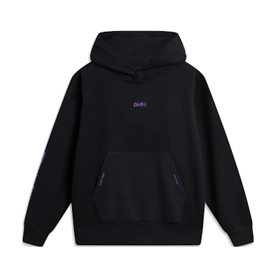 Li-Ning Wade Christmas Series Black Loose Hoodie Basketball Edition AWDU651-1