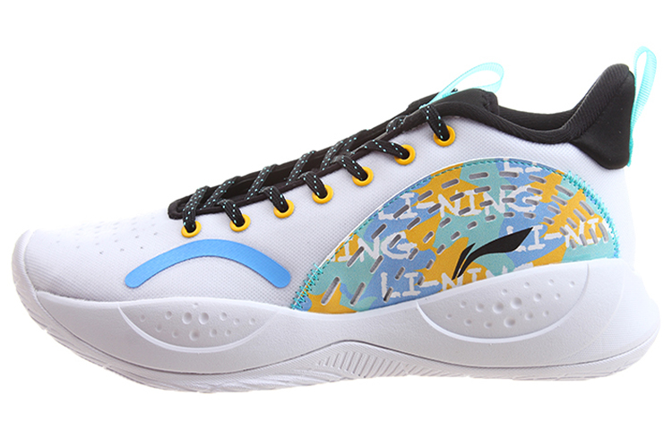 Buy 리닝 웨이드 클라우드 '스탠다드 화이트 블루 옐로우' ABPS005-1