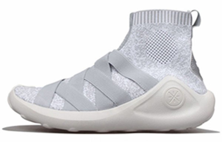 Buy 李宁 韦德 精髓 高帮 灰白色 ABCM067-3