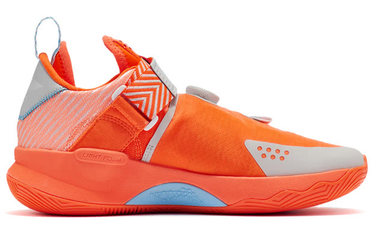 Order 李寧 裂變7 V2 低幫 籃球鞋 螢光耀橙