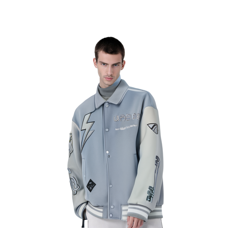 Details for Chaqueta Li-Ning Wade Series Colorblock Azul Claro AJDT743-3