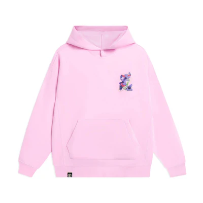 Li-Ning Wade Series Abstract Graphic Sweatshirt Pink Unisex Casual Wear AWDSE73-4