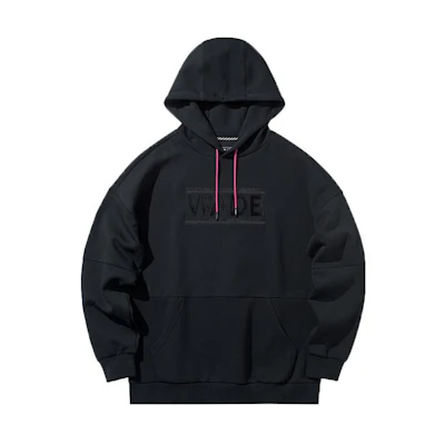 Li-Ning Wade Series Alphabet Print Pullover Hoodie Standard Black AWDQ199-1