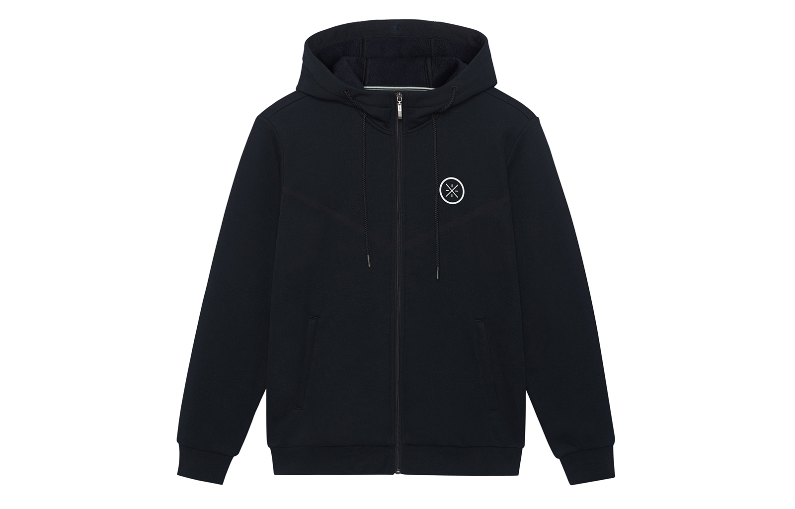 Li-Ning Wade Series Black Hoodie Jacket Fleece Athletic Sweatshirt AWDSH87-1