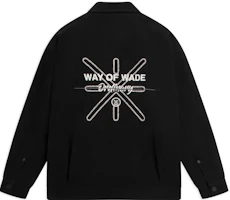 Li-Ning Wade Series Black Logo Patch Polo Collar Jacket AJMS065-1 Li-Ning Wade Series Black Logo Patch Polo Collar Jacket AJMS065-1