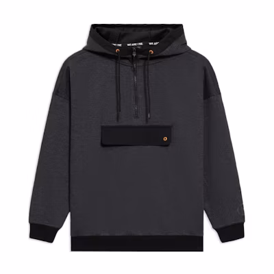 Li-Ning Wade Series Black Unisex Pullover Sweatshirt with Lettering AWDS195-4
