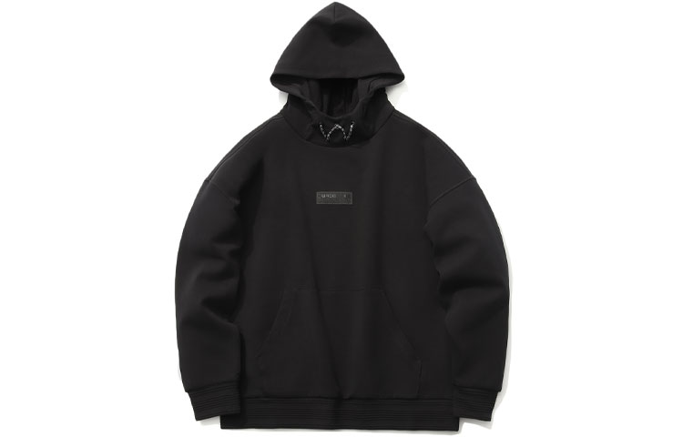 Li-Ning Wade Series Casual Loose Pullover Hoodie Black AWDR111-2
