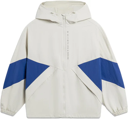 Li-Ning Wade Series Colorblock Hooded Waterproof Windbreaker Silver Birch/Blue AFDU013-5 Buy Li-Ning Wade Series Colorblock Hooded Waterproof Windbreaker Silver Birch/Blue AFDU013-5