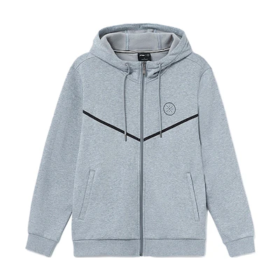 Li-Ning Wade Series Fleece Hoodie Jacket - Shark Gray AWDR843-3