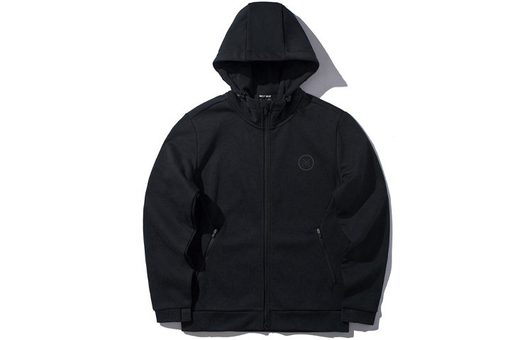 Li-Ning Wade Series Fleece Hoodie Jacket Winter Standard Black AWDP585-1