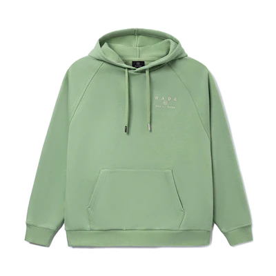 Li-Ning Wade Series Fleece Hoodie Unisex Basil Green Couple Style Pullover AWDR799-7