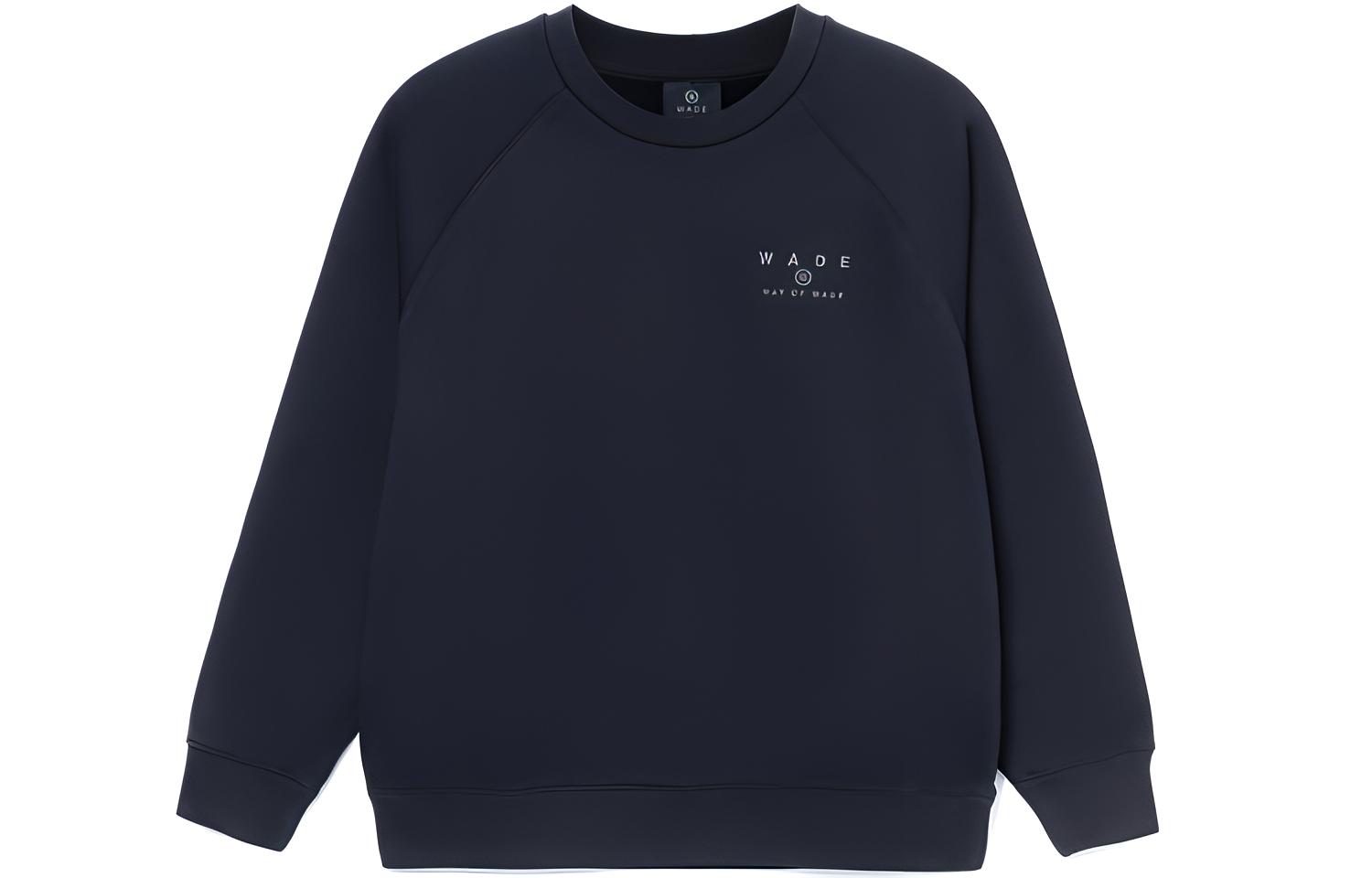 Li-Ning Wade Series Fleece Loose Crewneck Sweatshirt Unisex Black AWDR797-1